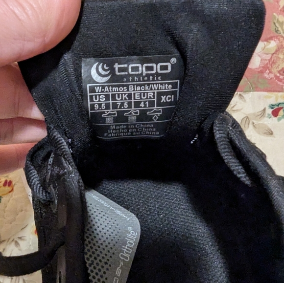 Topo Atmos Road Neutral High Cushion Wide Toe Box women's size 9.5 Euro size 41 - Picture 5 of 9